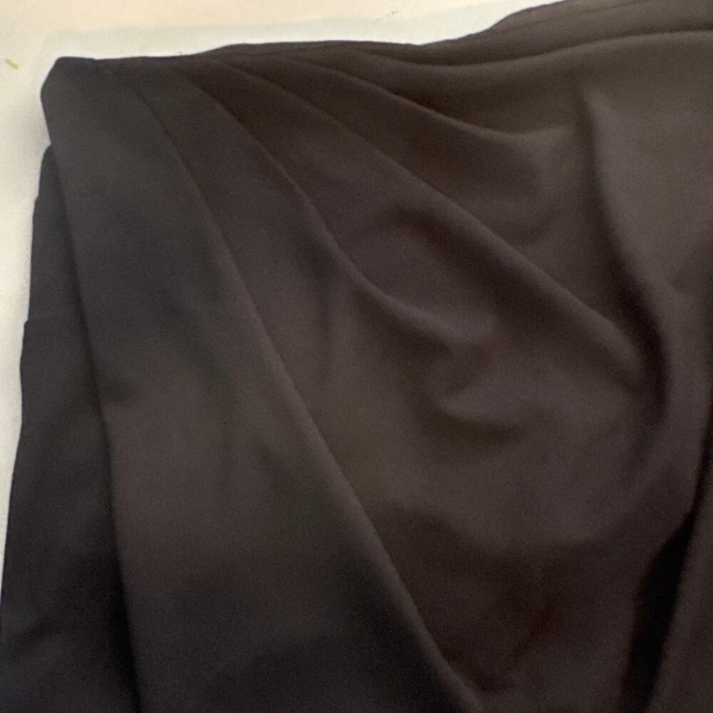 Abercrombie & Fitch Black Midi Skirt Womens XL Petites Career Skirt Minimalist - Picture 3 of 6